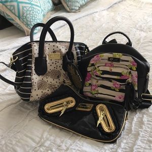 Set of 3 used Betsey Johnson purses